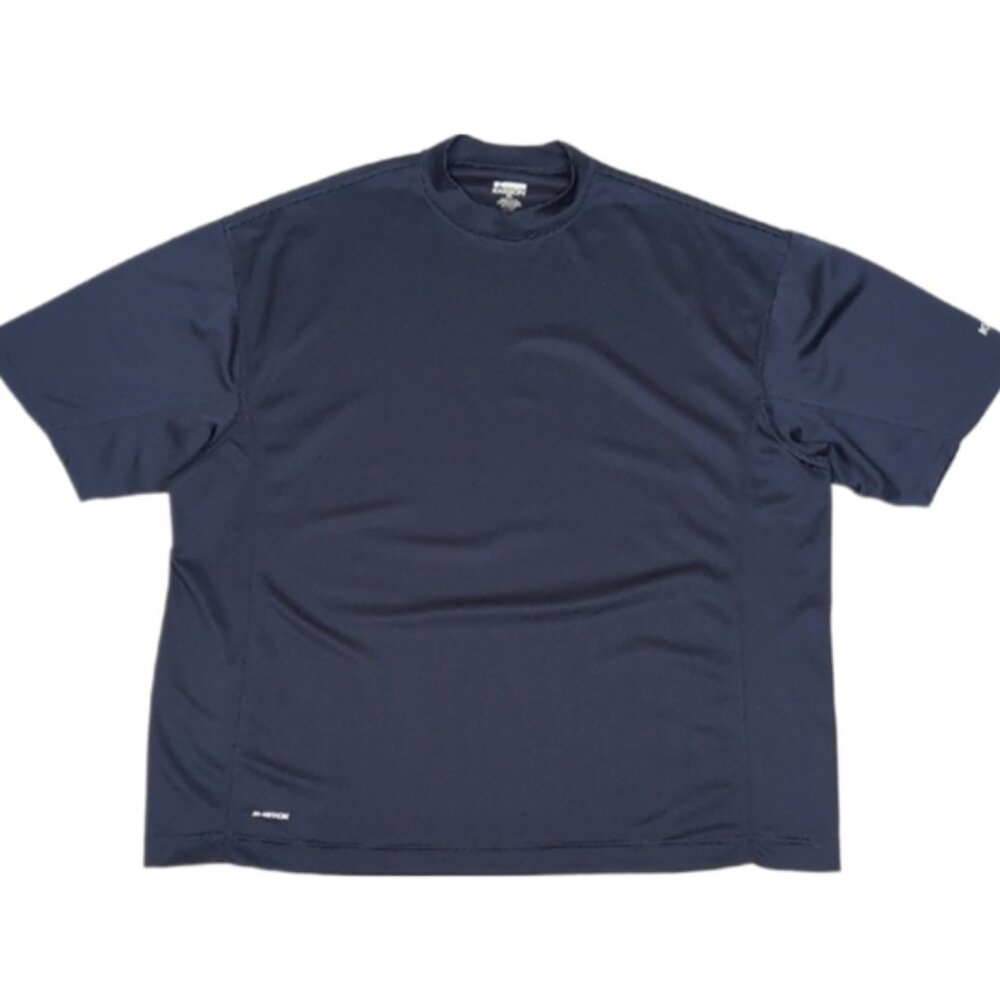 Karbon Performance Tshirt Navy Short Sleeve Crew Neck Athletic Mens XXL